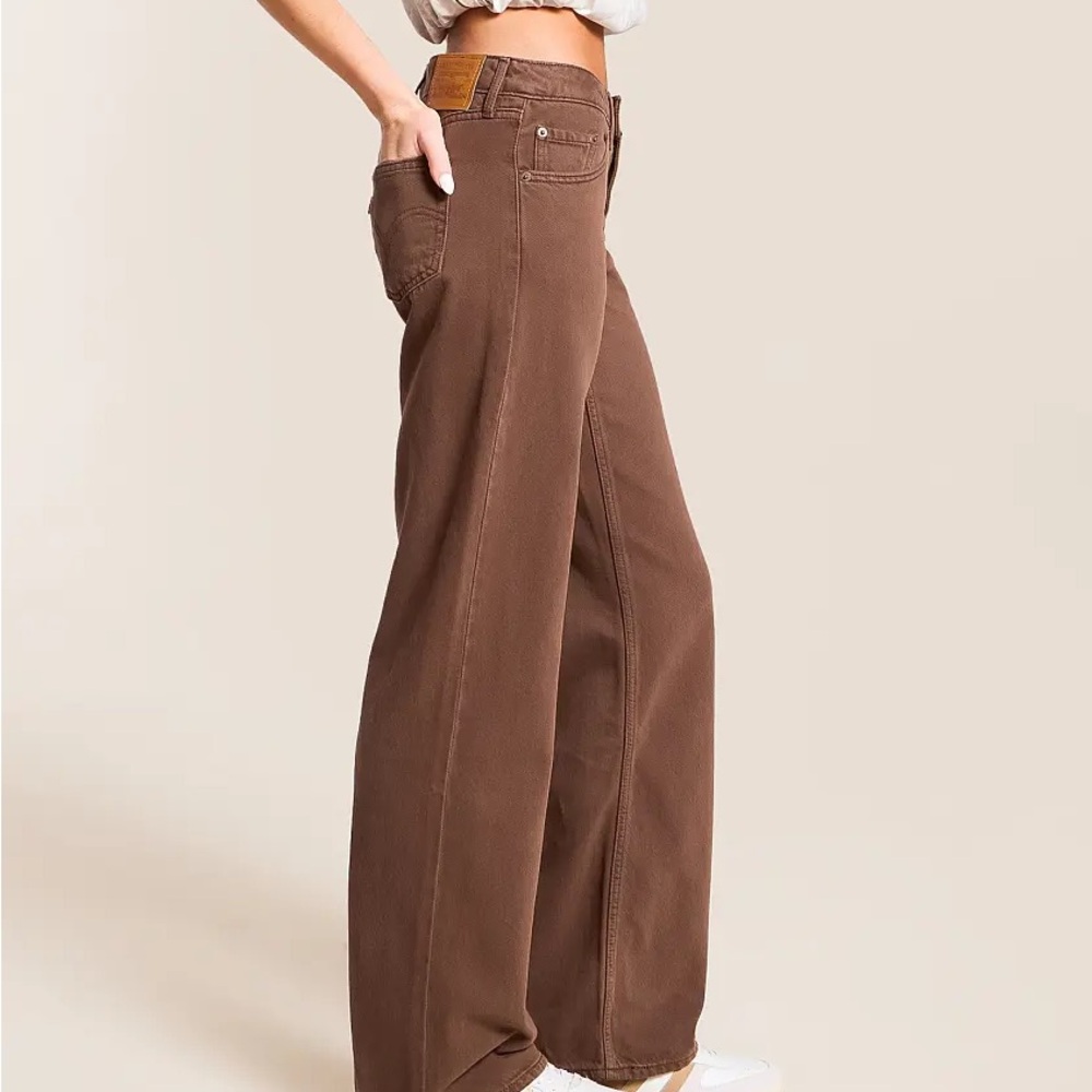 Levi's Low Loose Jeans in Braken Brown Size 29x30 NWT - Picture 3 of 12